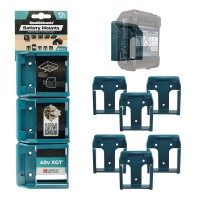 StealthMounts Blue Battery Mounts For Makita 40V XGT Batteries (6 Pack) &pound;15.95
